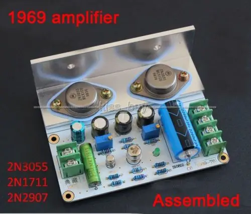

1969 Amplifier JLH 1969 class A power Amplifier Board HiFi High Quality PCB MOT / 2N3055 Fever amplifier Assembled