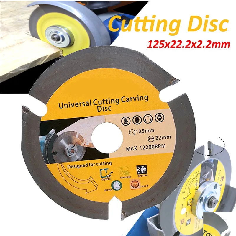 

125mm 3T Circular Saw Blade Multitool Grinder Saw Disc Carbide Tipped Wood Cutting Disc Wood Cutting Power Tools
