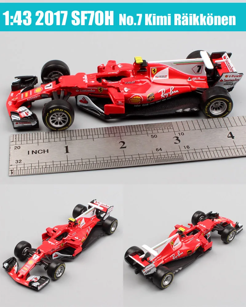 SF70H No7 Kimi 1/43 масштаб bburago SF90 No#16 Charles Leclerc No#5 Sebastian SF71H SF70H RB14 Diecasts& Toy Vehicles гоночный автомобиль модель дети - Цвет: SF70H No7 Kimi