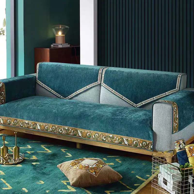 hot sale discount high end sofa cover fashionable light luxury nordic style general non slip leather sofa cover cover towel free global shipping