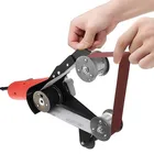 Ленточная насадка для шлифовальной машины, адаптер для шлифовальной ленты для труб и труб, из нержавеющей стали, металла, дерева, для шпинделя M10