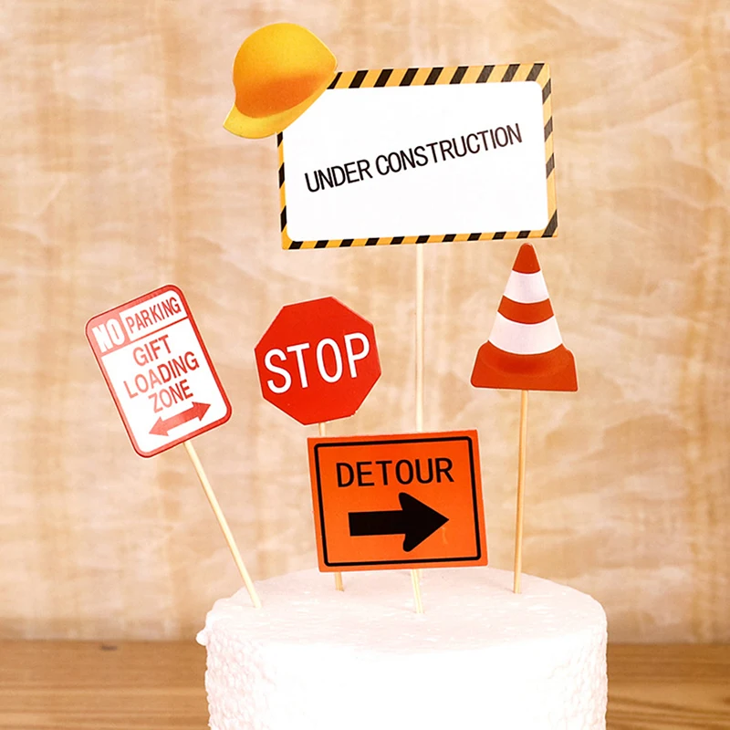 Экскаватор торта топперы для мальчика с днем рождения капкейк Топпер пожарный