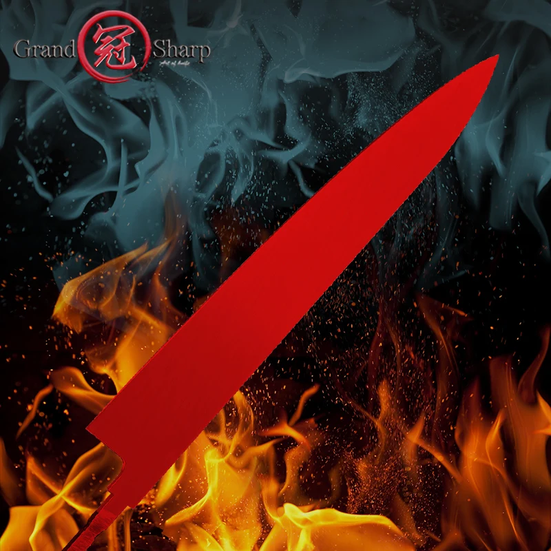 Нож с чистым лезвием сделай сам кухонный нож 440C лезвие из нержавеющей стали