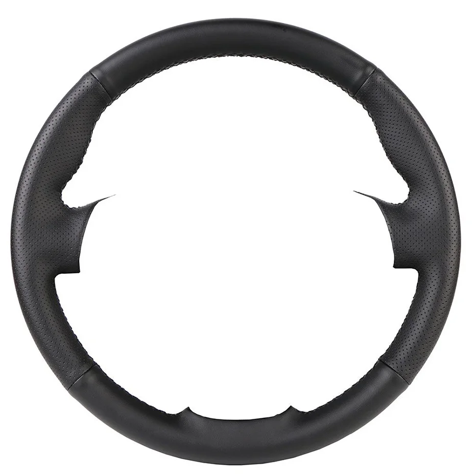 Чехол рулевого колеса автомобиля самодельный для Nissan Teana Altima X-Trail QASHQAI Rogue Кожаная