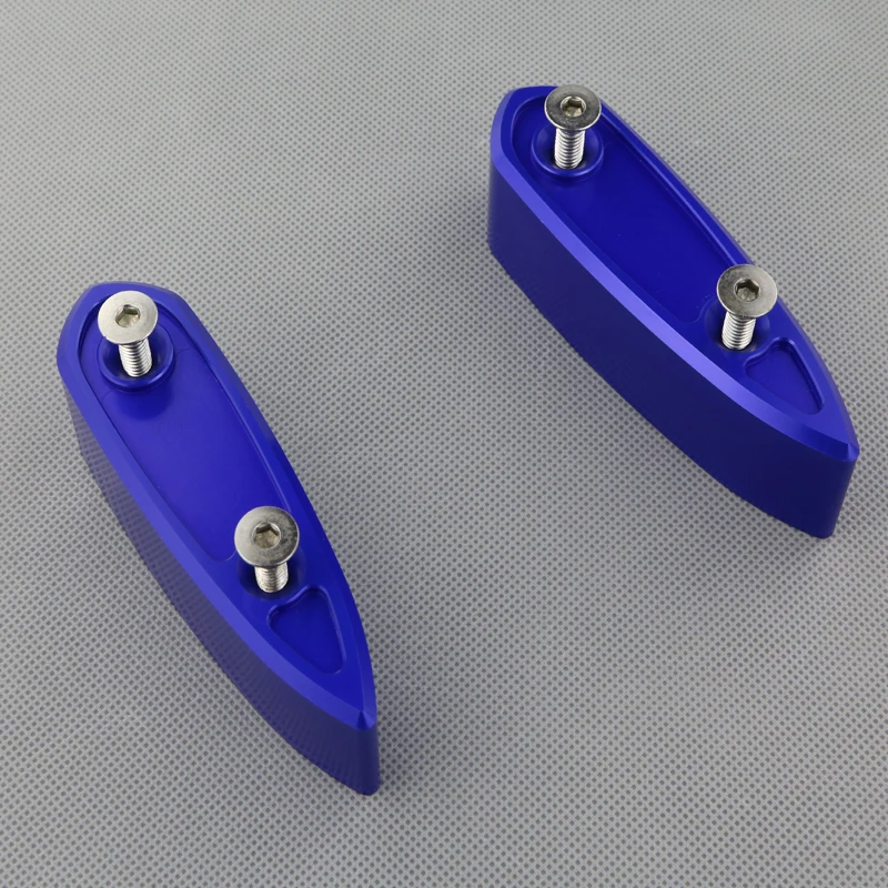 ME001R3blue Для Yamaha YZF-R25 ЧПУ аксессуары для мотоциклов боковые зеркала стояки удлинитель адаптер YZF R25 - Цвет: ME001R3blue