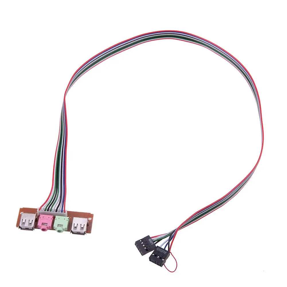 Чехол для настольного компьютера ПК передняя панель USB аудио порт кабель