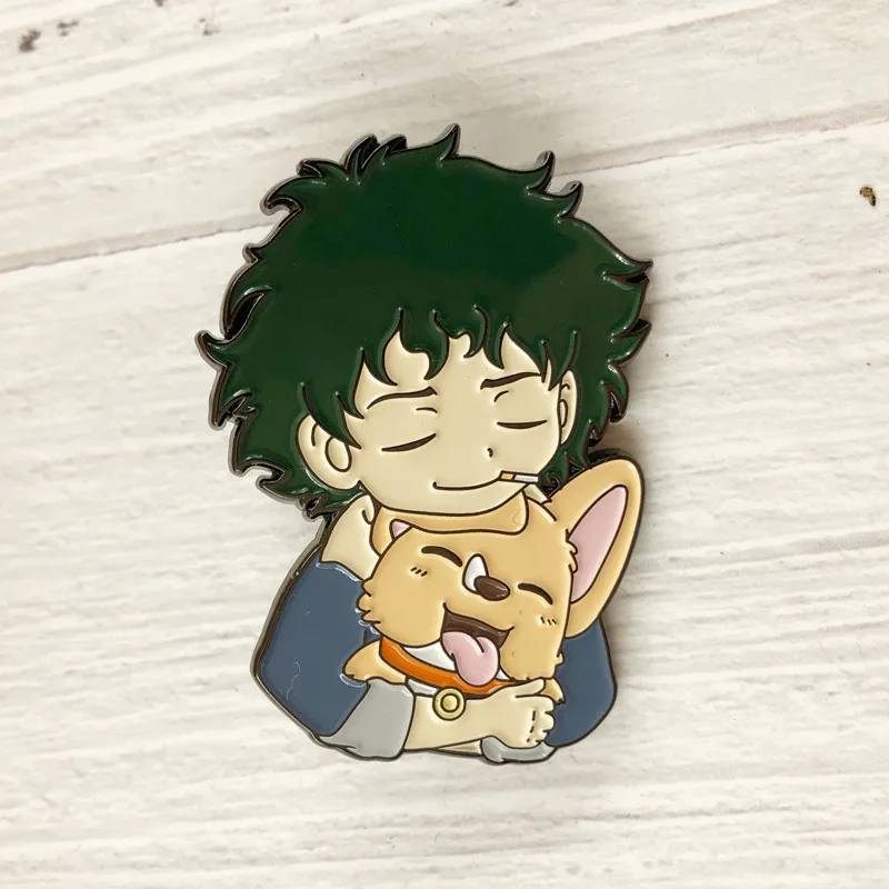 Заколки Cowboy Bebop японская аниме фигурка Спайк Шпигель Faye в форме Святого Валентина