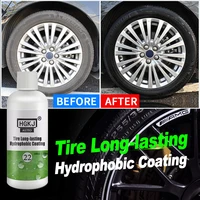 hgkj22new tire shine tyre gloss spray tire glazing keep tire black rubber protective auto tires coating car tyre wax tire polish