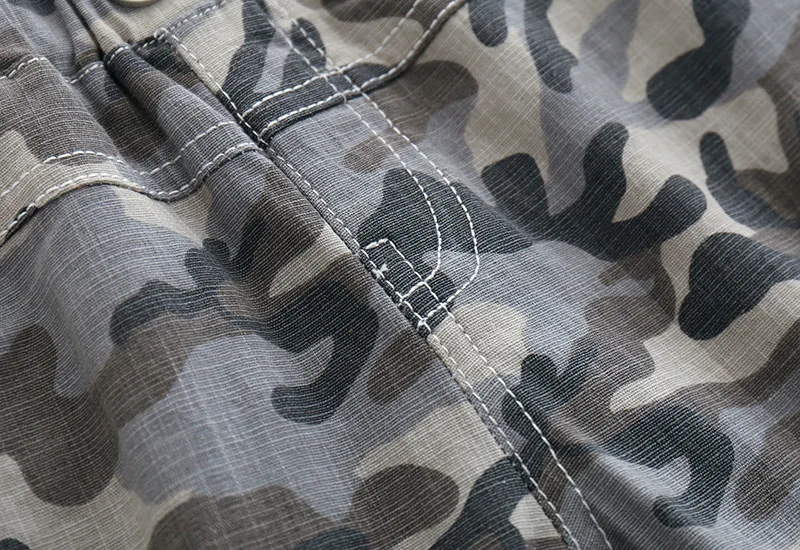 Летние камуфляжные штаны для мальчиков повседневные брюки армейского зеленого