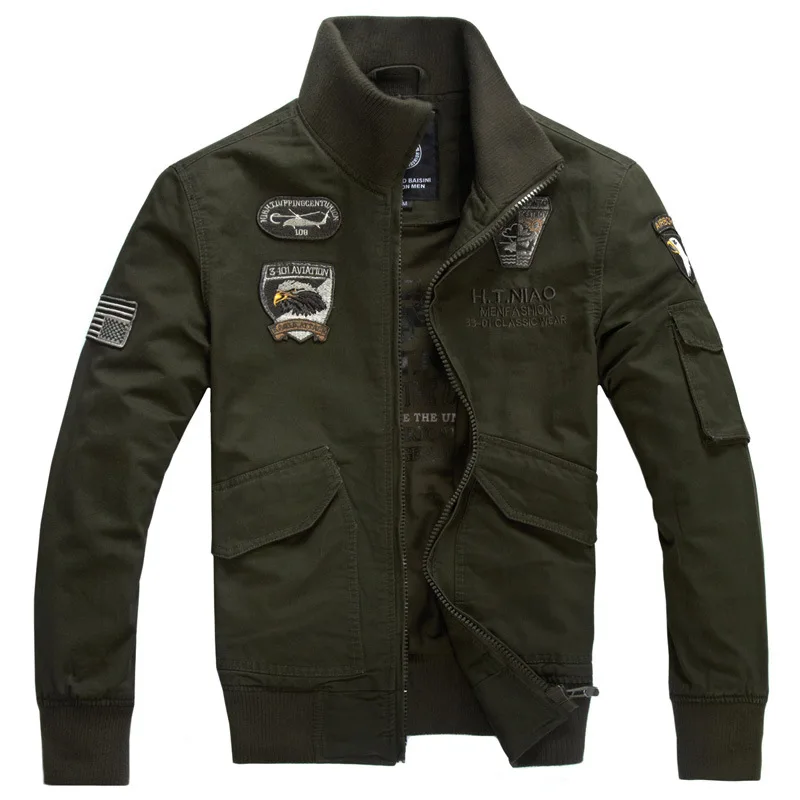 

Men's Field Casual Jacket Military Men's Camping Jacket Men's Bomber Jacket Spring Autumn Workwear Jacket Hunting Jacket Hiking