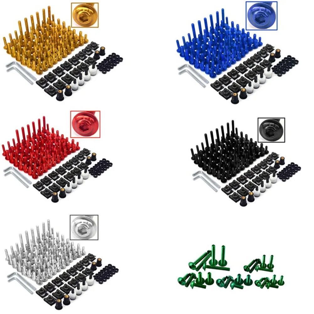 Комплект болтов для обтекателя крепежные винты корпуса Yamaha YZF600R 2005 2007|Полные