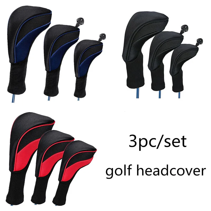

High Quality Golf Clubs Cover Hybrid Golf Club Head Covers Long Neck 1 3 5 7 X Interchangeable Number Tag Suitable For All Ages