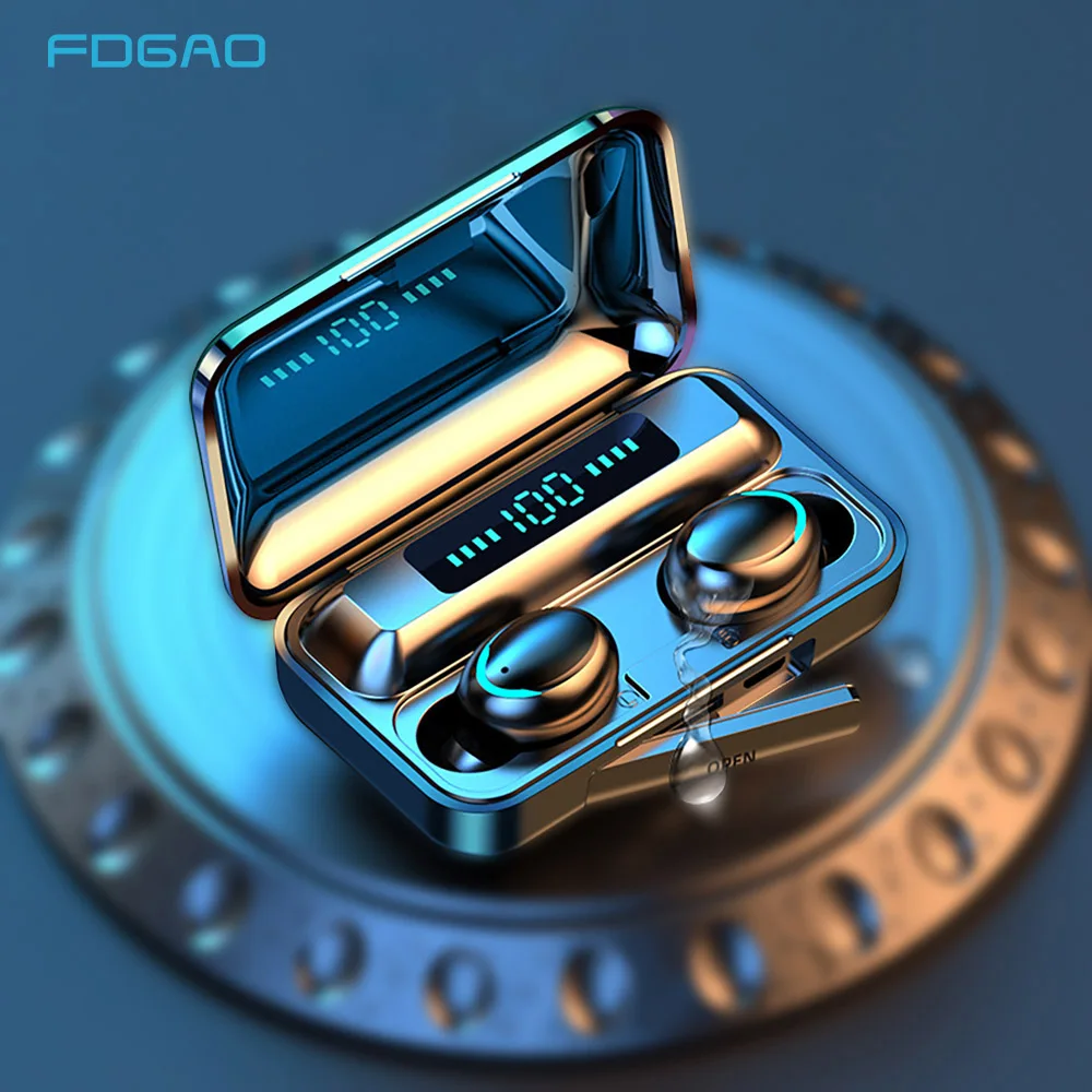 

Беспроводные Bluetooth-наушники с микрофоном, 2200 мАч