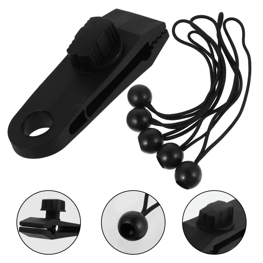 

30Pcs Tarp Clips Heavy Duty Lock Grip Thumb Screw Tent Clamp with Bungee Cords