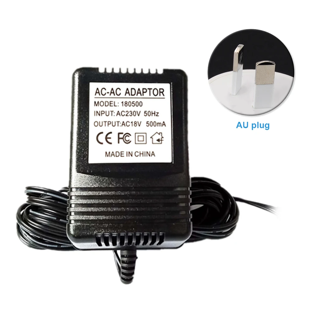 Аксессуары для трансформатора домашние пластмассовые 500mA EU/US/UK AU разъем 5 м колец