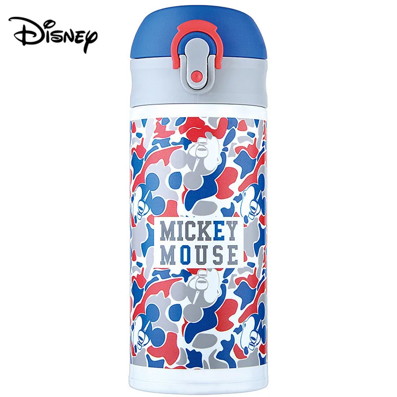 Дисней Микки Маус 350 мл детский термос мультфильм студент вакуумные фляжки