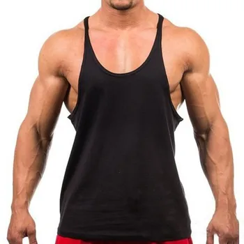 Brand New Plain Tank Top Men Bodybuilding Singlet Gyms Stringer Sleeveless Shirt Blank Fitness Clothing Sportwear Muscle Vest 4