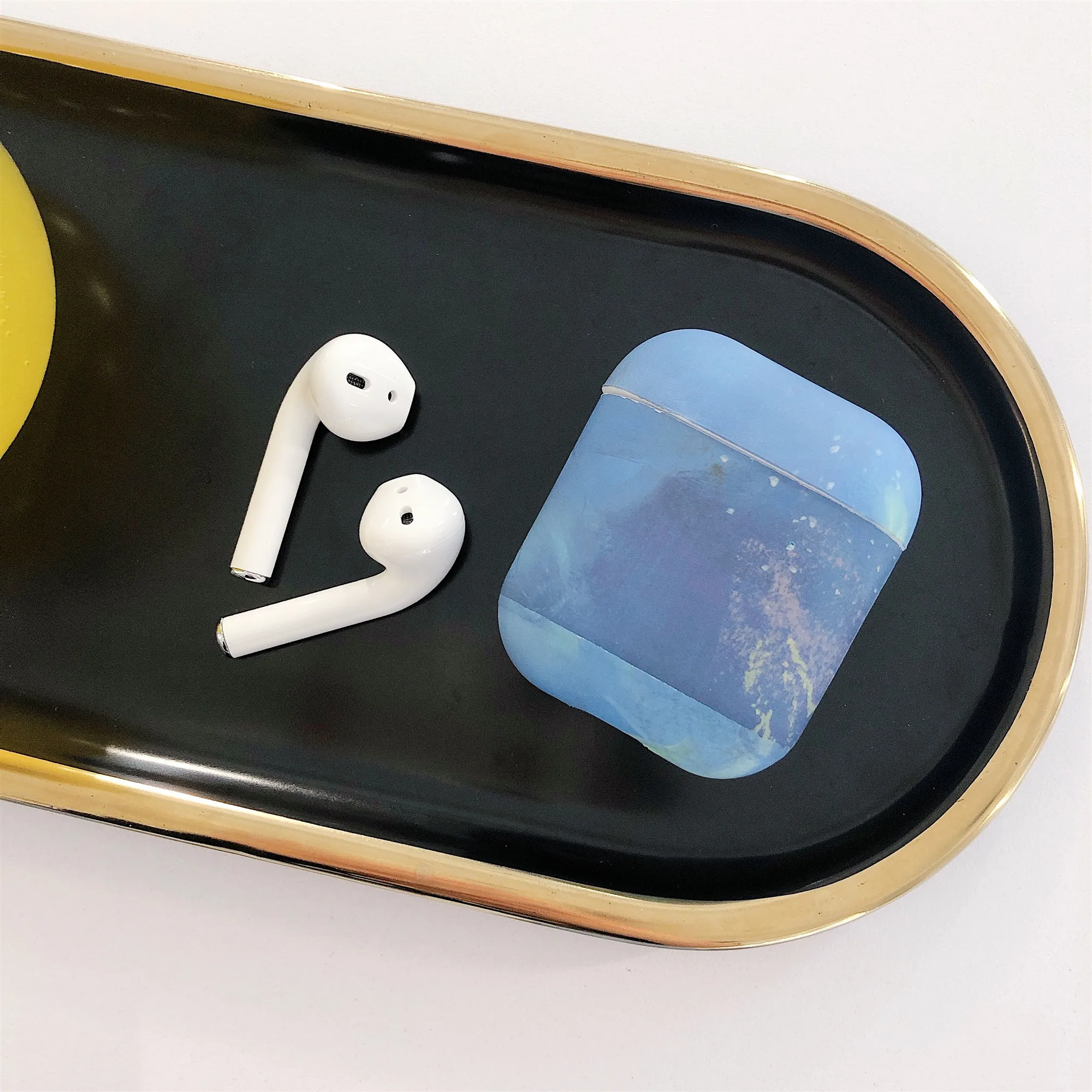 Звездное небо беспроводной Bluetooth чехол для наушников для Apple Airpods12 Силиконовые мягкие наушники чехол для Air pods защитный чехол