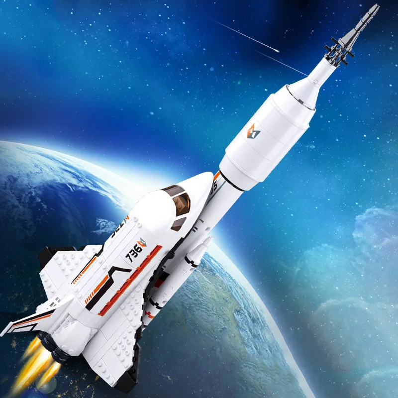 Star Rocket Space Shuttle строительный блок модель фигурки Набор совместимый город Technic конструктор развивающий игрушка для детей подарок