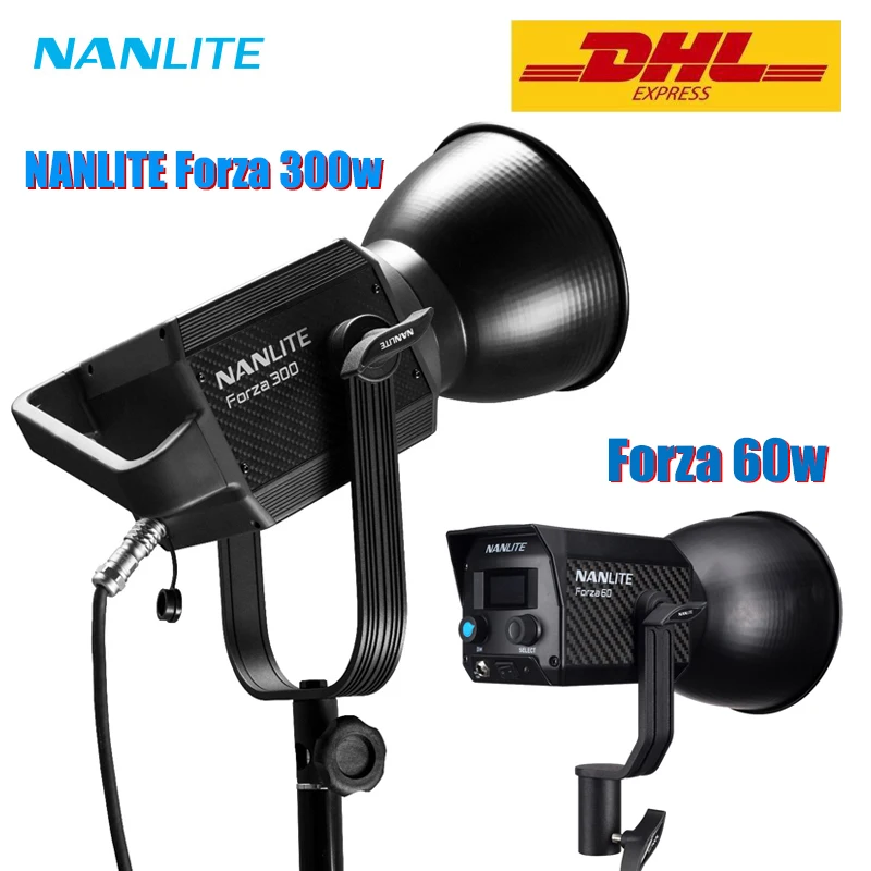 NanGuang NANLITE Forza 300w 60w светодиодный фотографический светильник ing заполняющий светильник Точечный светильник 5600K 2,4G беспроводное приложение wifi управление Forza300