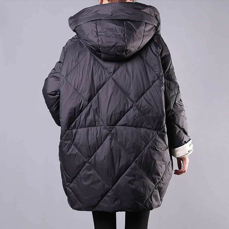 

New 2020 women's thick winter coat loose hooded women's jacket coat plus size women's coat jacket female Casaco Feminino Parkas