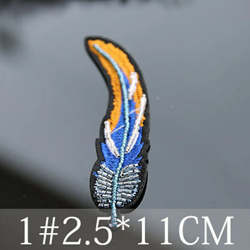 Индивидуальные различные перья из бисера патч для DIY ручной работы ремесло