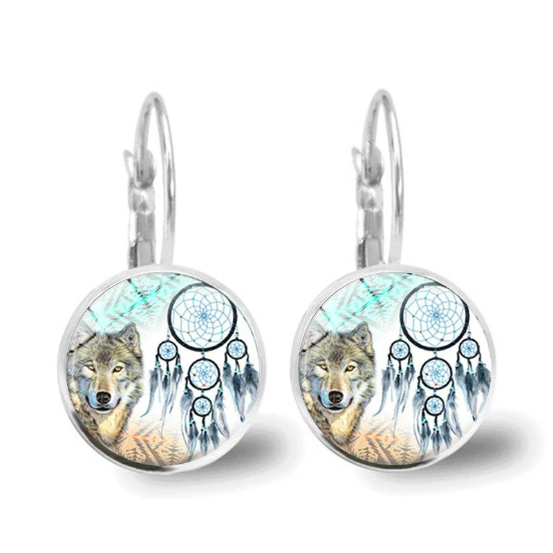 1 пара винтажные серьги подвески в виде Ловца снов 14 мм|Серьги-подвески| |