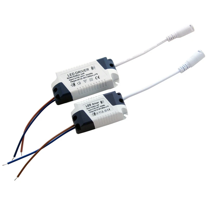 

Lighting Transformers 3W-24W AC85-265V Constant Current 240mA LED Driver Plastic Shell For Lamp Lighting Accessories
