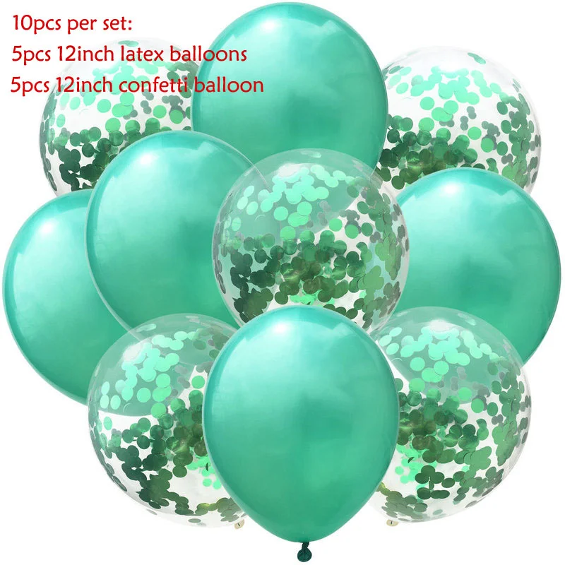 10pcs/lot Glitter Confetti Latex Balloons Romantic Wedding Decoration Baby Shower Birthday Party Decor Clear Air | Дом и сад