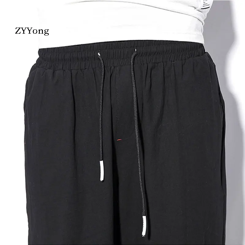 Новинка лета 2020 оригинальные мужские однотонные шаровары большого размера