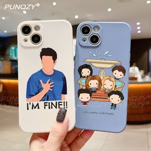 Cartoon funny Clip Art Friends TV Show Phone Case For iPhone 13 pro max 11 pro MAX 6 8 7 Plus SE2020 in USA (United States)