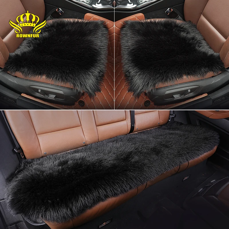 ROWNFUR квадратные универсальные чехлы для автомобильных сидений длинные