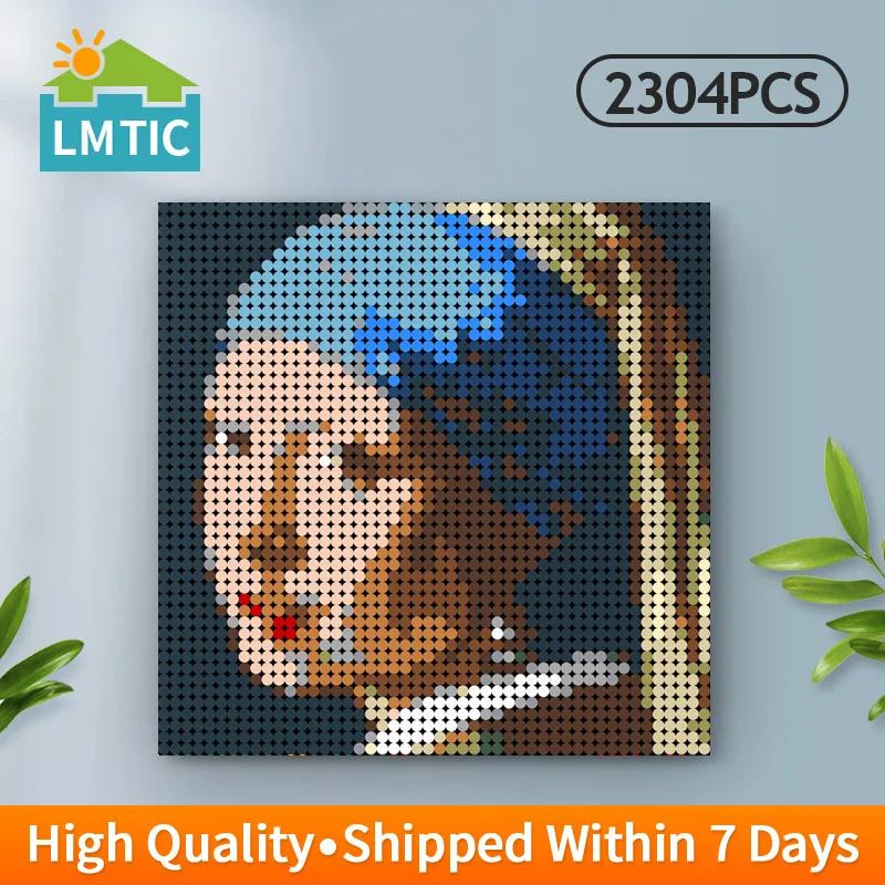 

Famous Movie Figures Portrait Pixel Mosaic Art Building Blocks MOC Creative House Decoration Painting Bricks Diy Toys Xmas Gifts