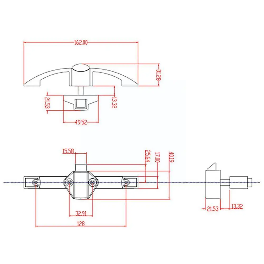 

FC03-128 Pull Handle RV Car Wall Cabinet Door Lock Push Handle Latch Drawer Locker Furniture Yacht Button Keyless V1N7
