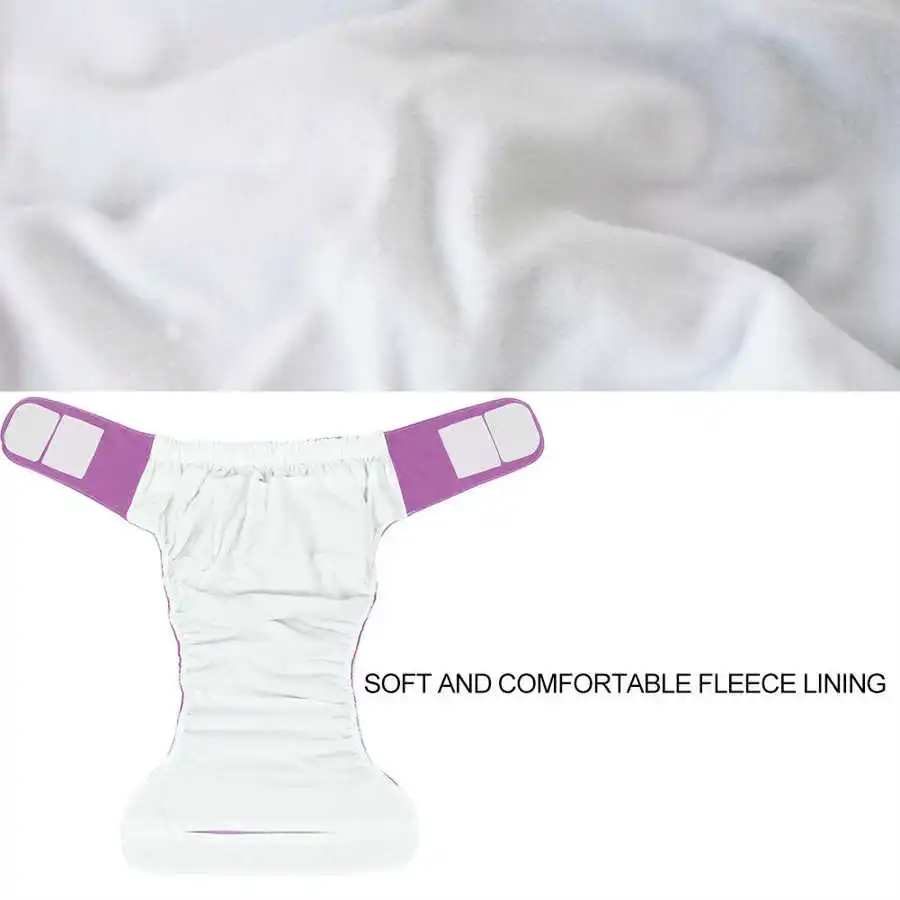 Многоразовые подгузники для взрослых водонепроницаемые моющиеся с карманами и