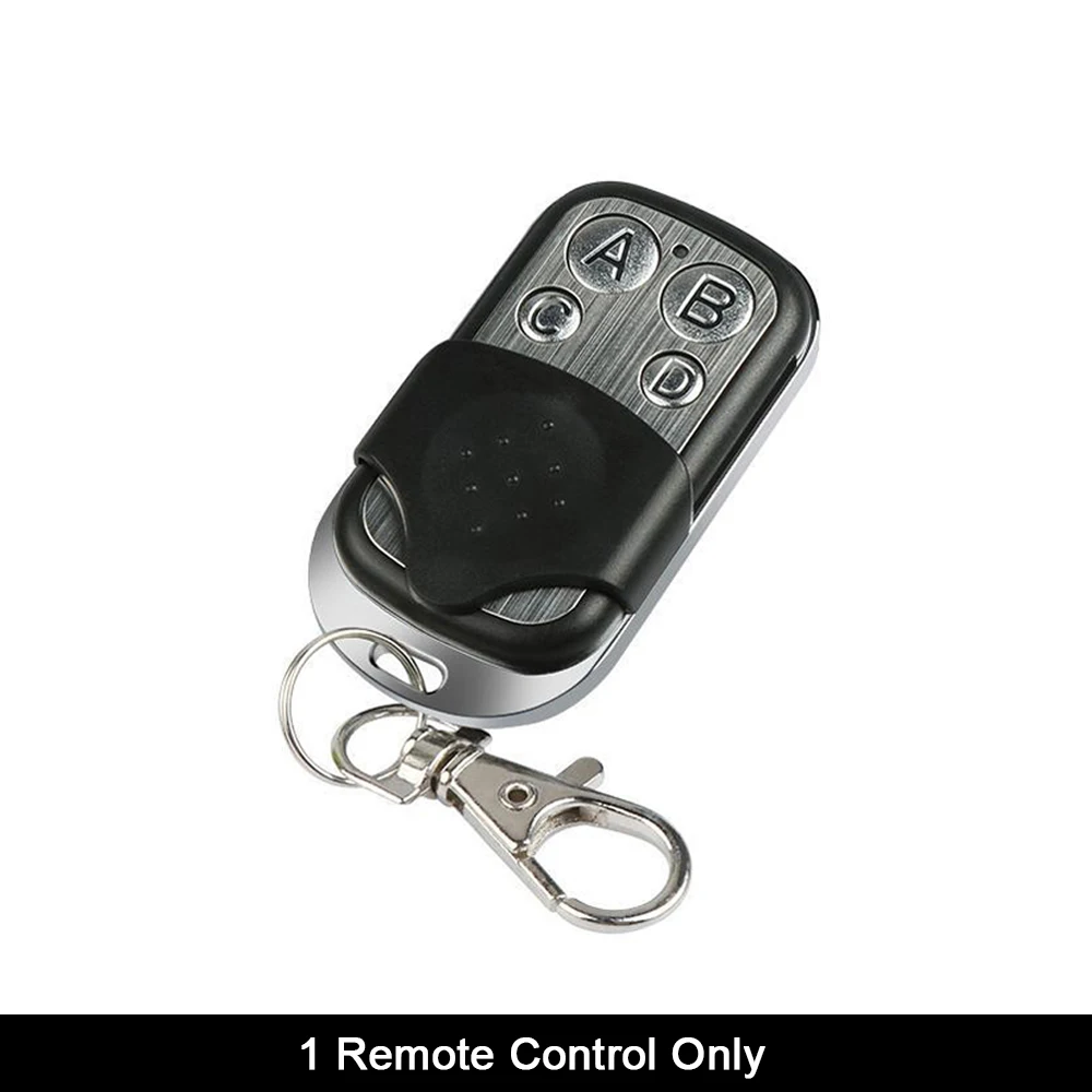 1 Remote Control Rubrum 433 МГц РЧ пульт дистанционного управления и 433 МГц РЧ релейный приемник модуль выключателя беспроводной 4 CH выход обучающая кнопка - Цвет: 1 Remote Control
