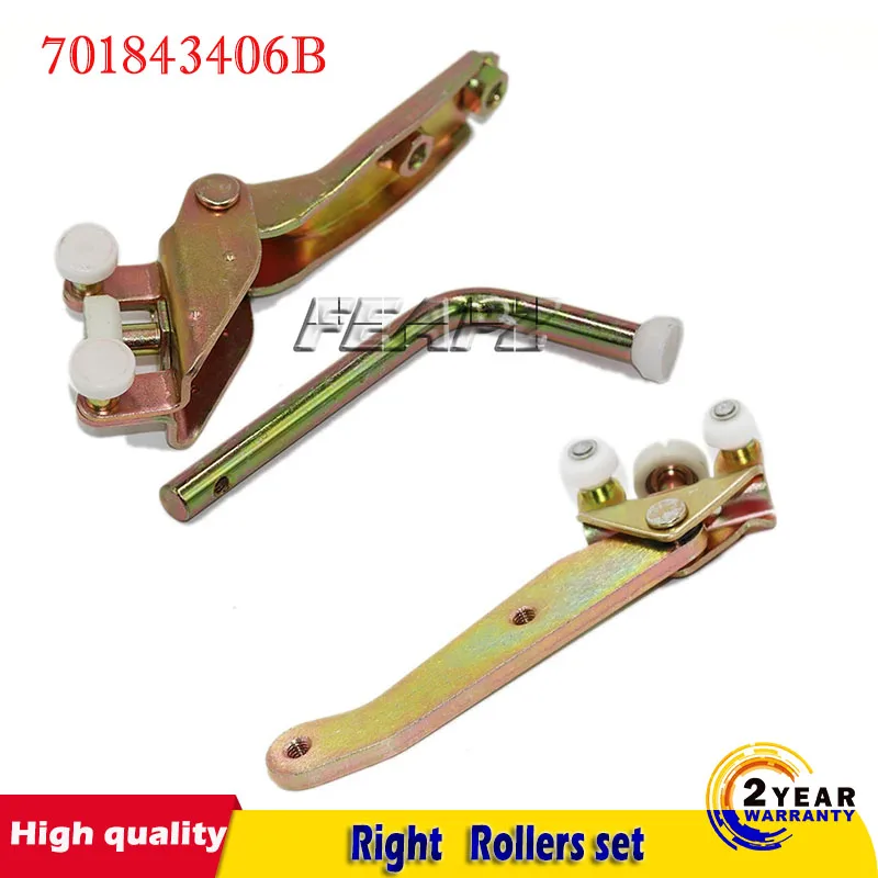 

For VW T4 Transporter 1990-2003 Right Sliding Door Bottom Middle Top Rollers set 701843436 701843406B 701843336A