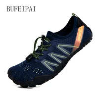 bufeipai summer water shoes men beach sandals upstream aqua shoes man quick dry river sea slippers diving swimming aqua shoes