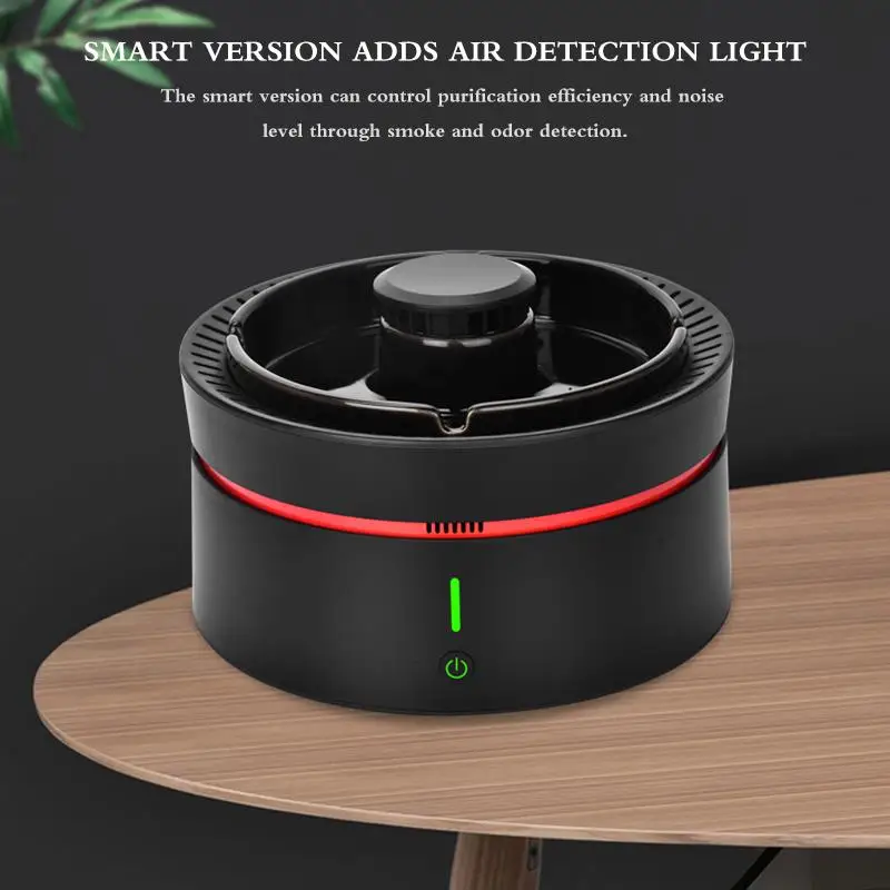 Воздухоочиститель Бездымная пепельница для сигарет с USB зарядкой дома офиса и