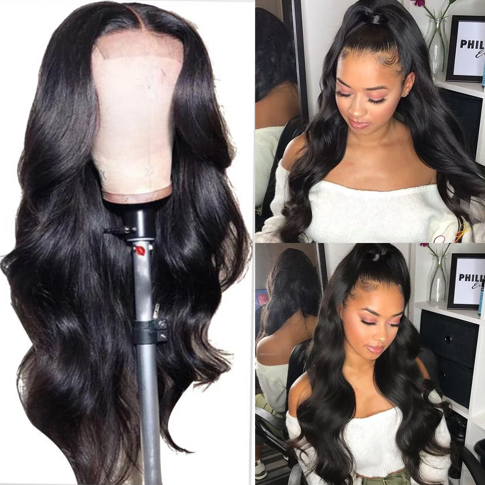HairUGo 4*4 парик из человеческих волос для женщин Красный 99j парик из бразильских волос Remy с волнистой частью для волос младенца