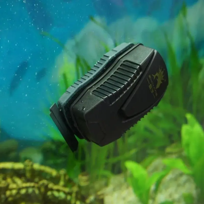 

Dual-use Fish Tank Magnetic Brush Moss Remover Glass Suspension Scraper Aquarium Cleaning Tool