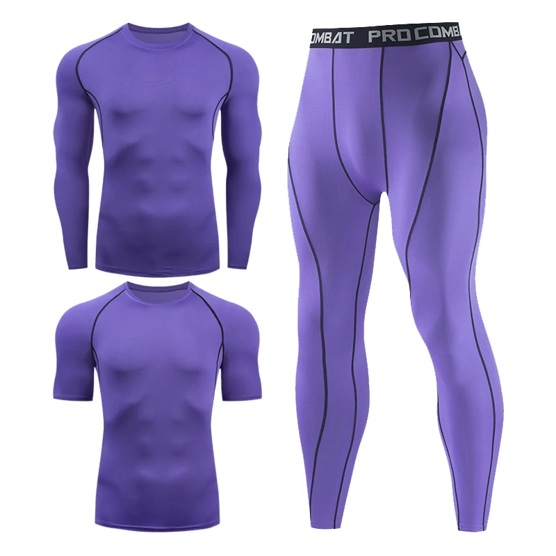 

Men Compression Running T Shirt Fitness Tight Long Sleeve Sport tshirt Training Jogging Shirts Gym Sportswear Quick Dry rashgard