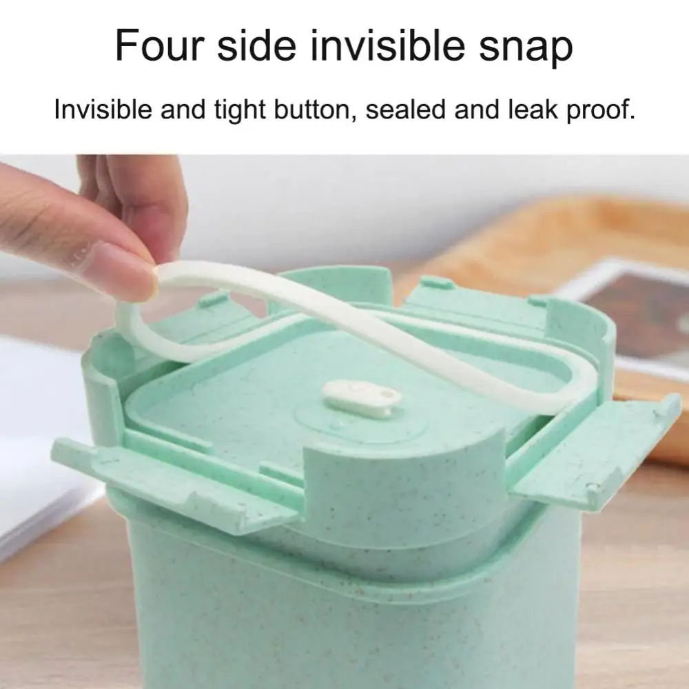 550 мл зернистая Пшеничная солома микроволновый завтрак каша герметичная чашка