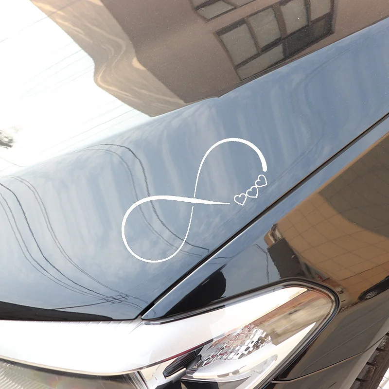 YJZT 16.5X6.9CM Love Cycle Art Vinyl Car Stickers Whole Body Bumper Decoration Decals C25-0575 | Автомобили и мотоциклы