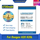 100% Оригинальный аккумулятор LOSONCOER 4700 мАч BAT17582580 для батареи DOOGEE X20 X20L