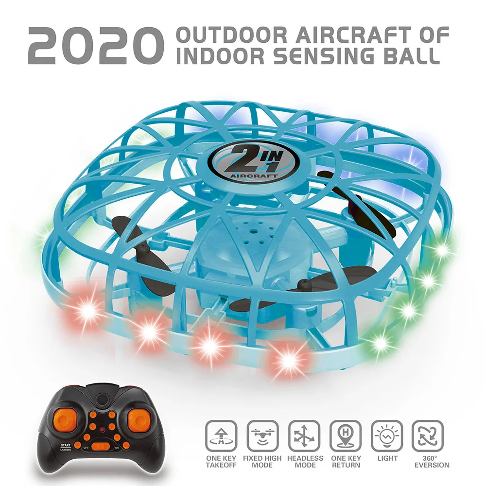 

Mini Drone UFO Toys Flying Ball Hand Sensing Induction Aircraft Quadcopter Outdoor for Children Christmas RC Helicopter Kid Toy