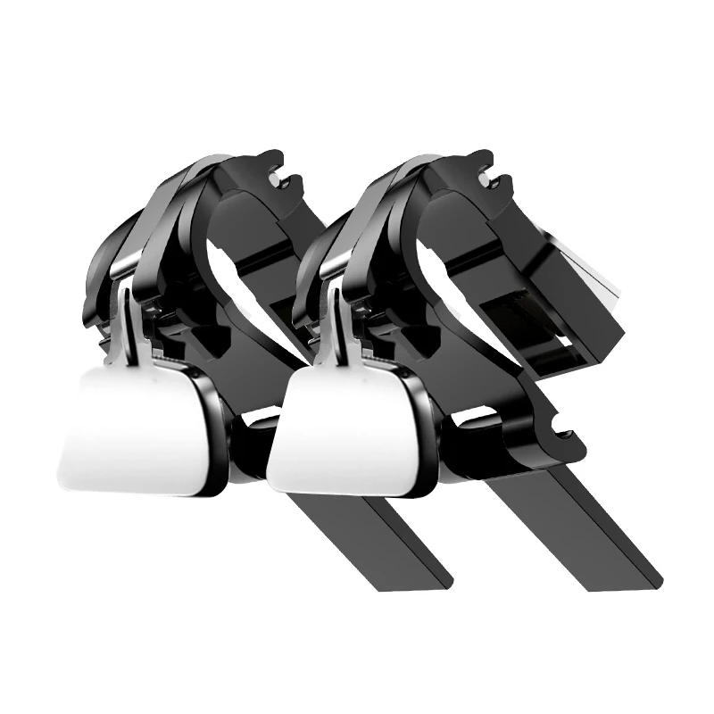 1 Pair For PUBG Mobile Game Fire Button Aim Key Smart phone Gaming Trigger L1 R1 Shooter Controller Black | Электроника