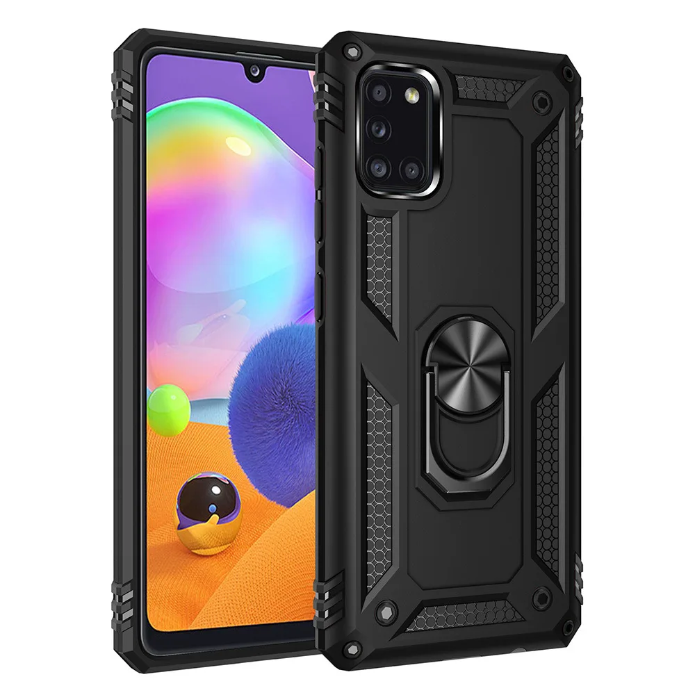 Чехол для Samsung Galaxy A31 Прочный противоударный чехол в стиле милитари с