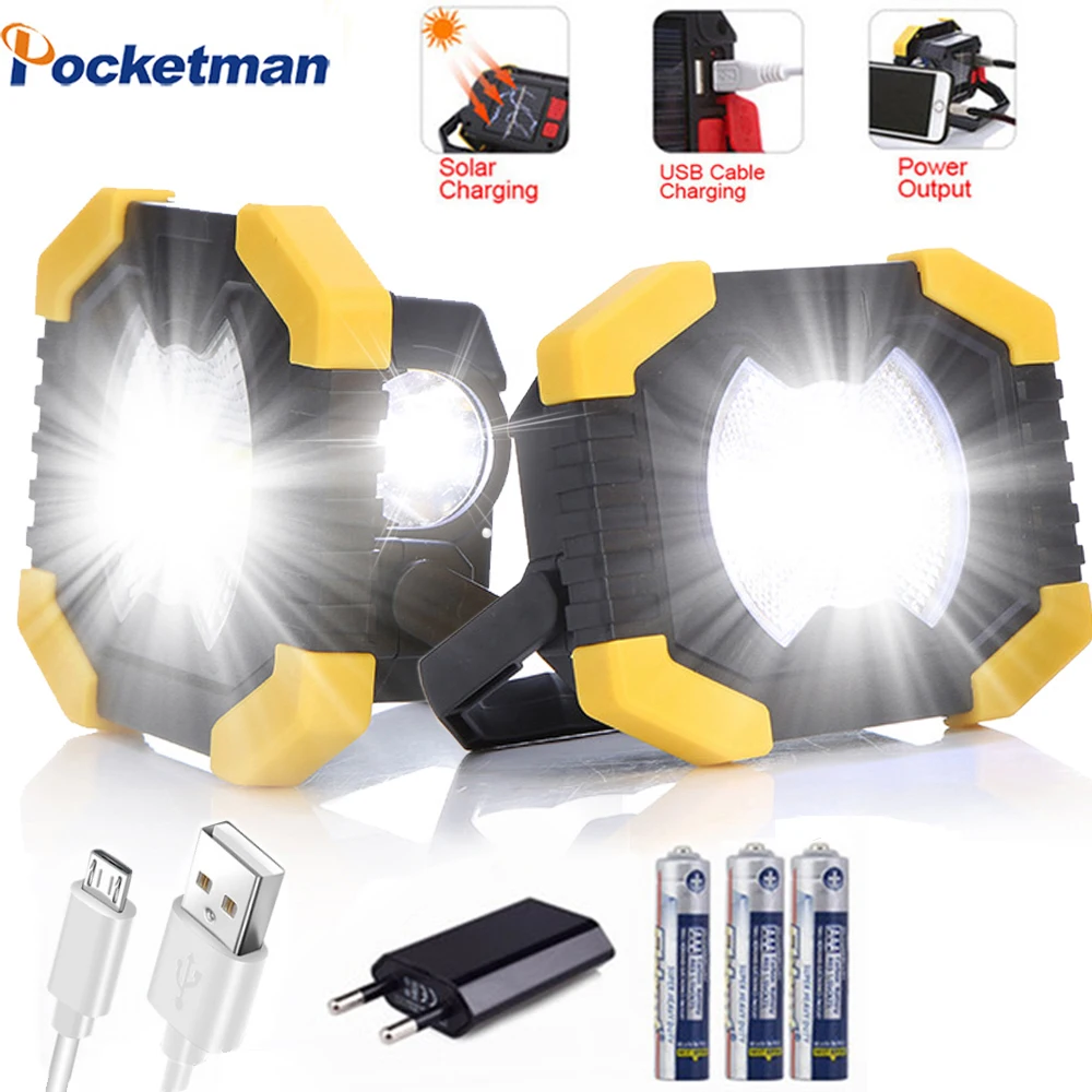 Светодиодный светильник 180 Вт Рабочая лампа на солнечной батарее точечный в