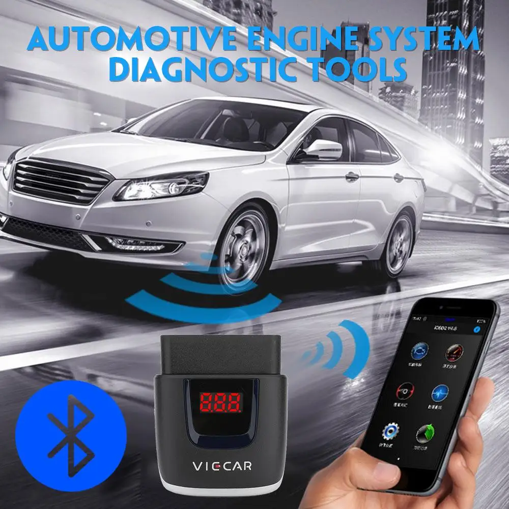 Viecar Type C автомобильный диагностический обучающий инжектор Obd для Elm327